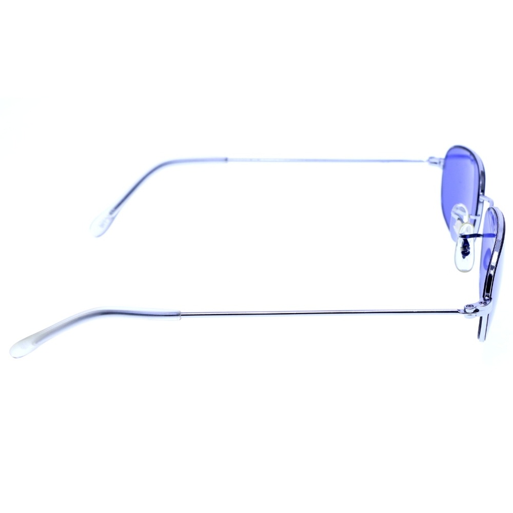 Liz Claiborne Silver-Tone Designer Round-Sunglass - Picture 5 of 7